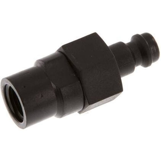 POM DN 5 Koppeling Insteeknippel G 1/8 inch Binnendraad Dubbele afsluiting