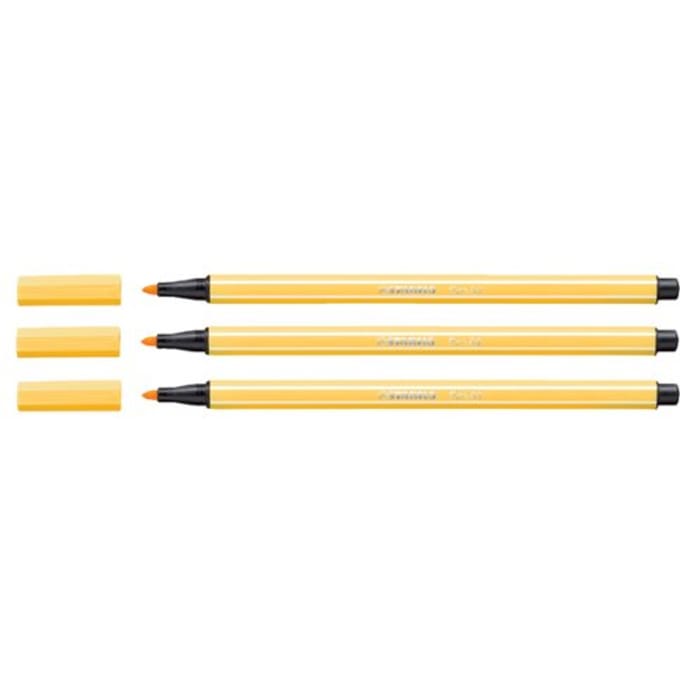 STABILO Pen 68 - Premium Viltstift - Geel - per stuk