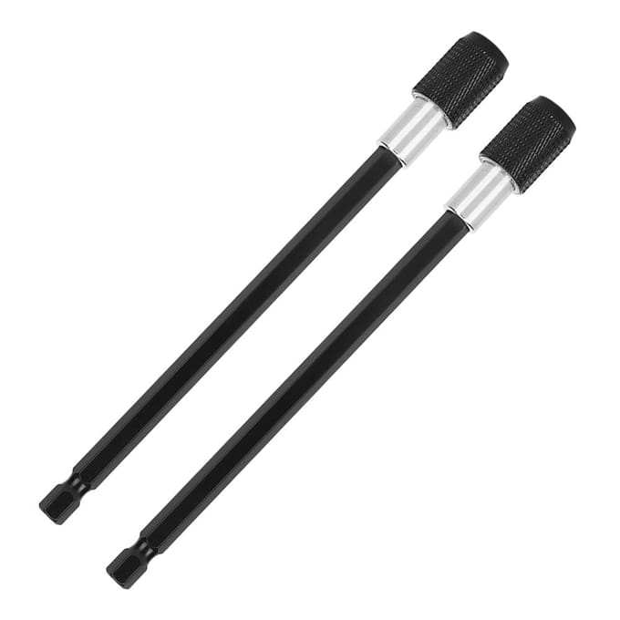 2 stuks snelwissel zeskant schroevendraaier zelfborgende verlengstang voor boormachine 150 mm