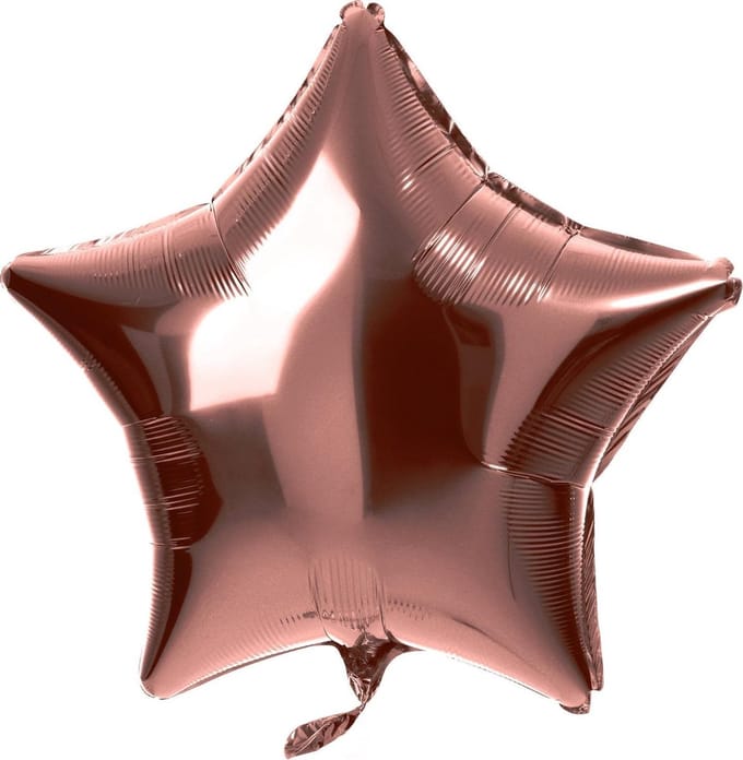 Folat - Folieballon Ster Brons - 45 cm