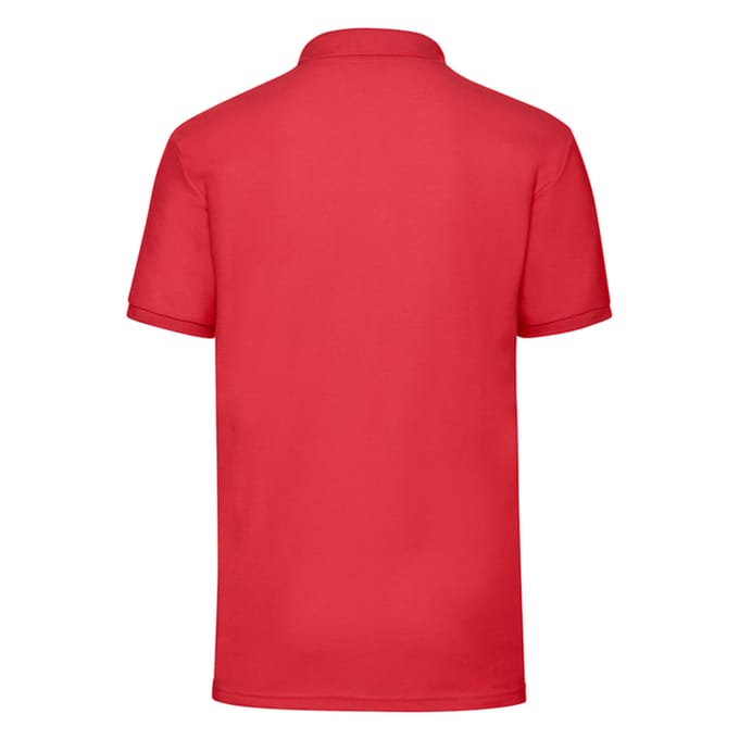 Fruit of the Loom Heren 65/35 Piqué Poloshirt (Rood)