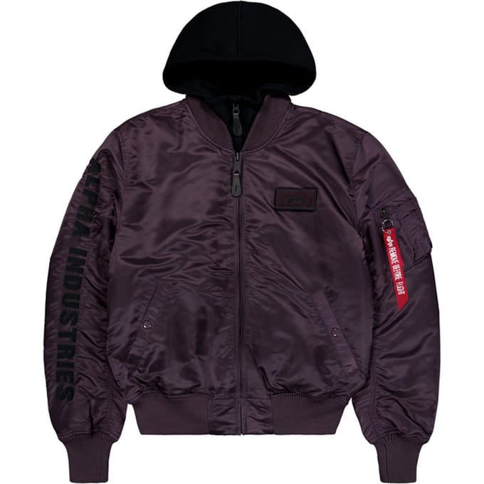 MA-1 D-Tec Sleeve Embroidery Bomber Jacket