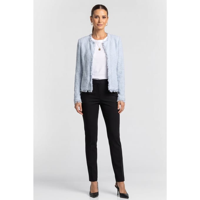 IRO Paris Shavani Jacket Fogged Blue Größe: 44 | Blazer Outlet | Damen | Blau