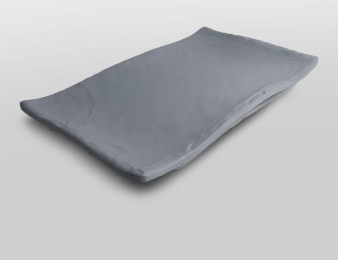 Schaal Cheforward Endure Dinerbord Grijs - 20x30 cm - Leisteen-look - Schaal - Melamine