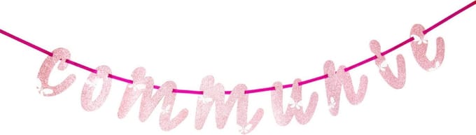 Folat - Letterslinger Communie Girl - communie versiering - communie