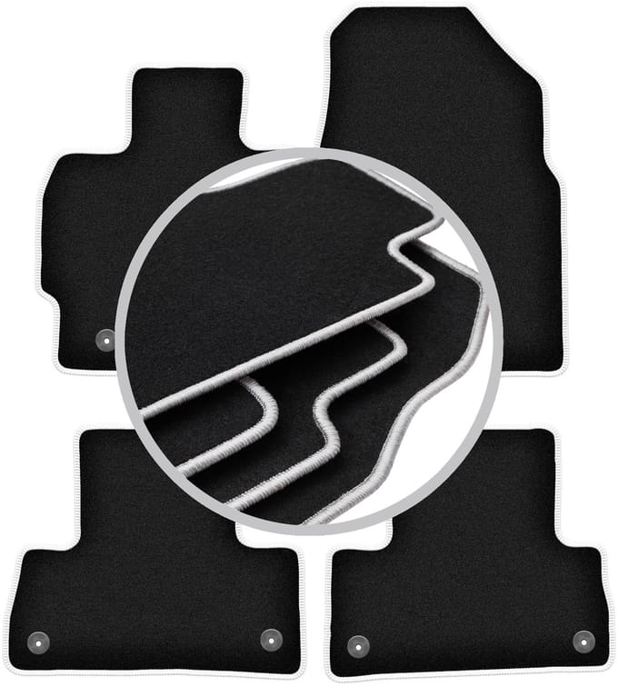 CARLUX-SILVER automatten voor: Mazda CX-7 SUV (2009-2012)