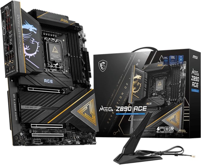 MSI MEG Z890 ACE - Moederbord - Intel Z890 - ATX - Compatible met Intel Core Ultra Processoren - LGA 1851 socket
