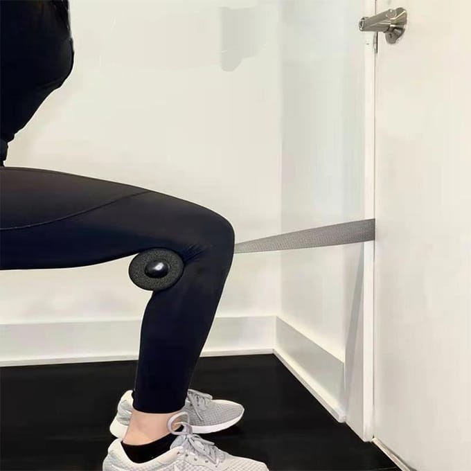 Hamstring Curl Strap Nordic Home Workout Gear voor Hamstring Curls Spaanse Squats Buikspieroefeningen Nordic Curl Machine zwart
