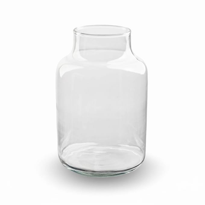 Fles 'Little Milky' - Gerecycled glas Ø 17 cm ↑ 25 cm