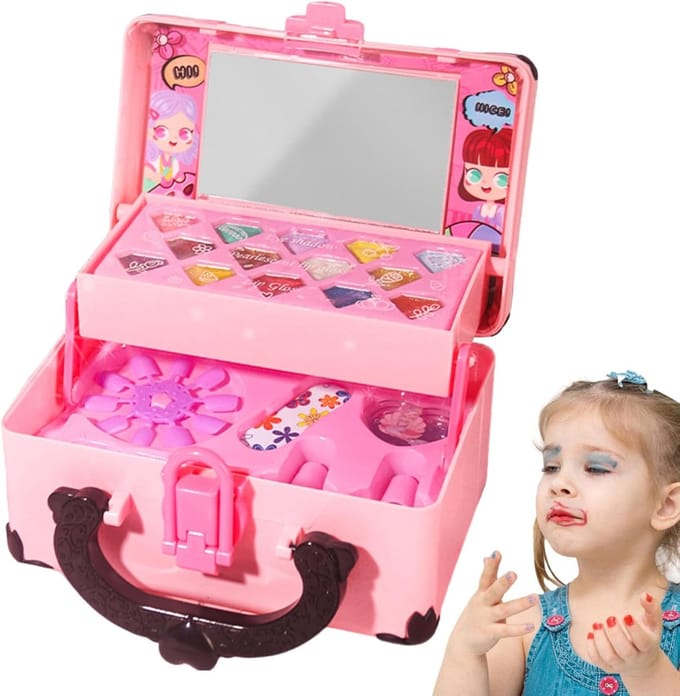 Kinder Schmink Set - Kindermakeup Verkleed - Feestjes & Toneel - Veilig & Niet-irriterend