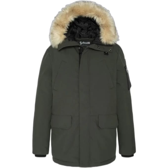 Winterparka met capuchon Schott