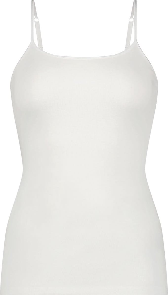 Ten Cate Basics spaghetti top shape wit voor Dames | Maat M
