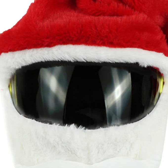 Couvre-casque de moto Style dessin animé Coupe-vent Doux Coton PP Élastique Mignon Couvre-casque pour rouge