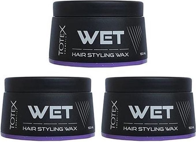 Totex Cosmetic Wet Hair Styling Wax 3 x 150 mL