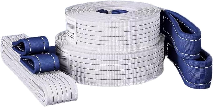 Hefband Polyester - Hijsstrop - Zwaar Werk - Duurzame Constructie - 2T 500cm - Zwart