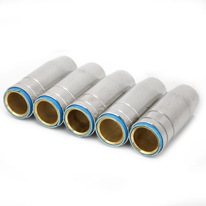 5 stuks Conisch Gasmondstuk 15 mm voor Binzel MB 25AK MIG MAG Lasbrander