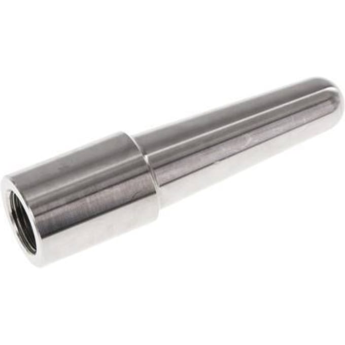 RVS Lasaansluiting Thermowell voor 100mm Dompelbuis Max 600°C en 25 Bar - TWBLSH-W-100