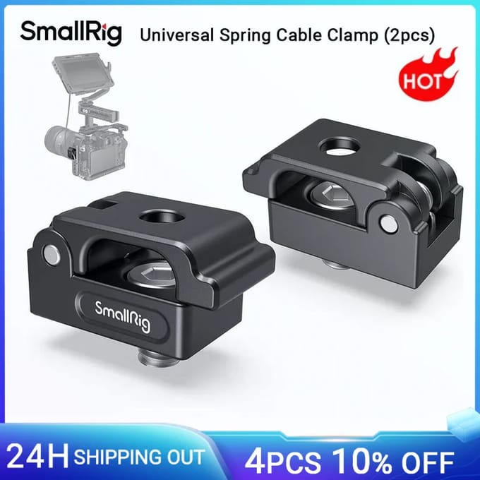 SmallRig 2418 Univ Spring Cable Clamp