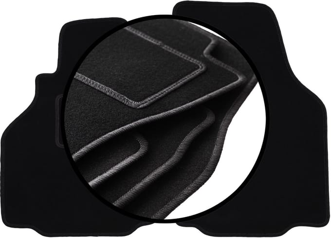 Set veloursmatten voor: Porsche Boxster (type 986) coupé, cabrio (1997-2004)