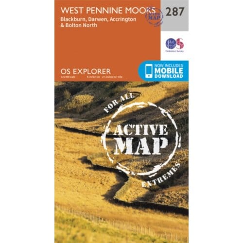 West Pennine Moors - Blackburn, Darwen And Accrington - Ordnance Survey