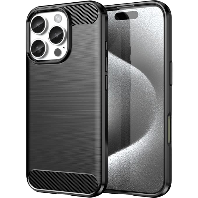 Mocaa Apple iPhone 16 Pro Schokbestendig Hoesje Zwart