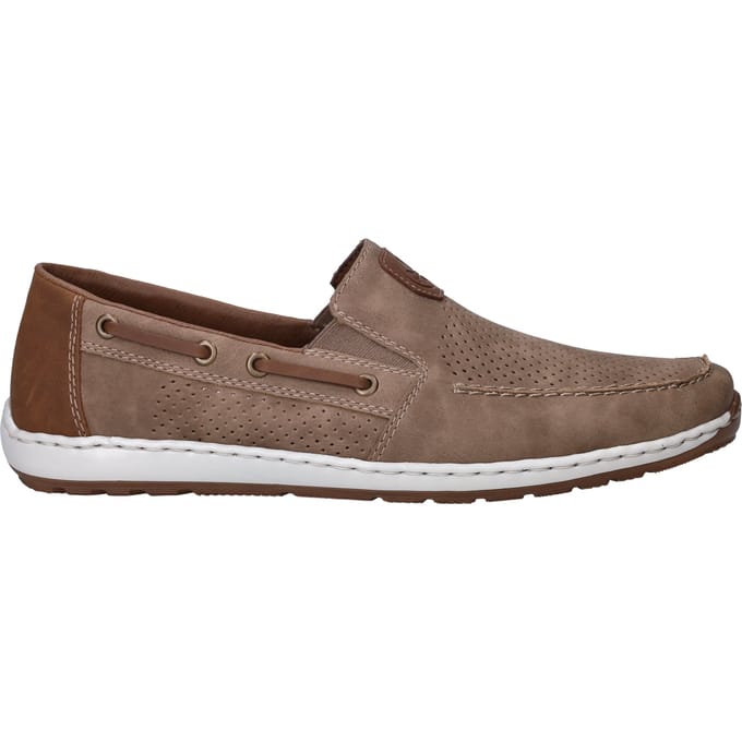 Rieker Instappers - Heren - Taupe - Maat:42