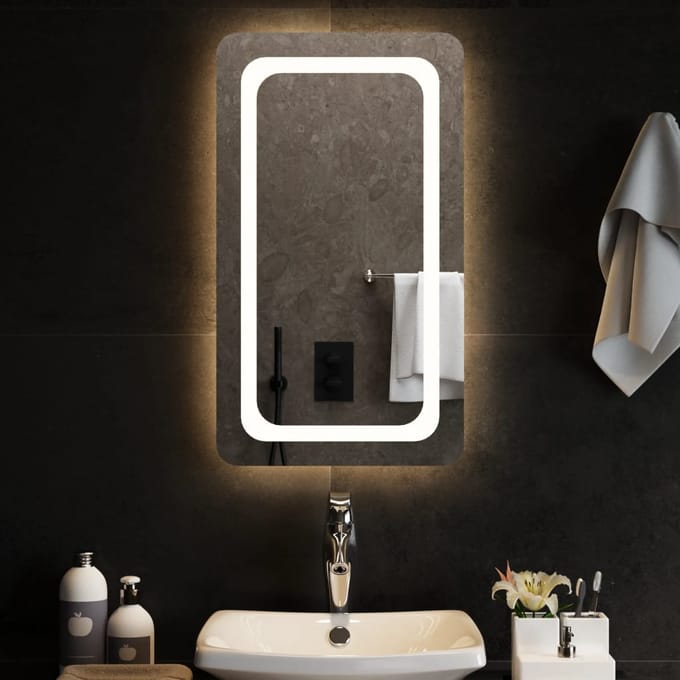 Vidaxl Miroir de Salle de Bain avec LED, 40x70 cm