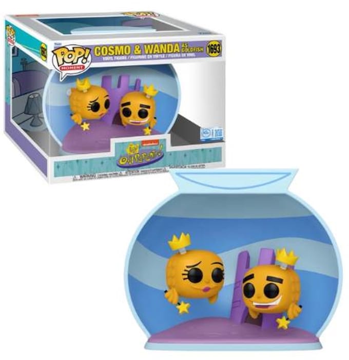 Funko Pop! Fairly Oddparents - Cosmo & Wanda (as Goldfish) #1693 Funko Exclusive