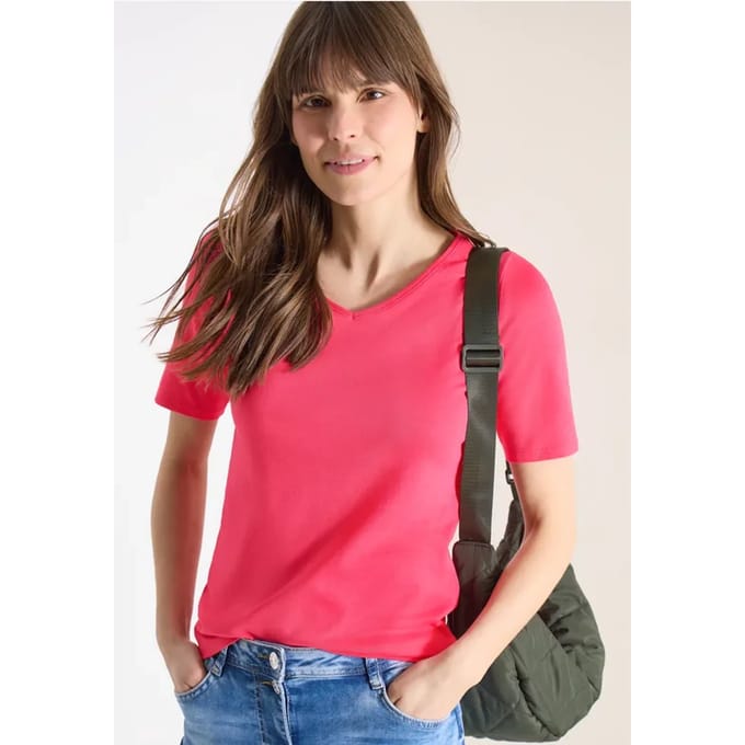Basic katoenen shirt