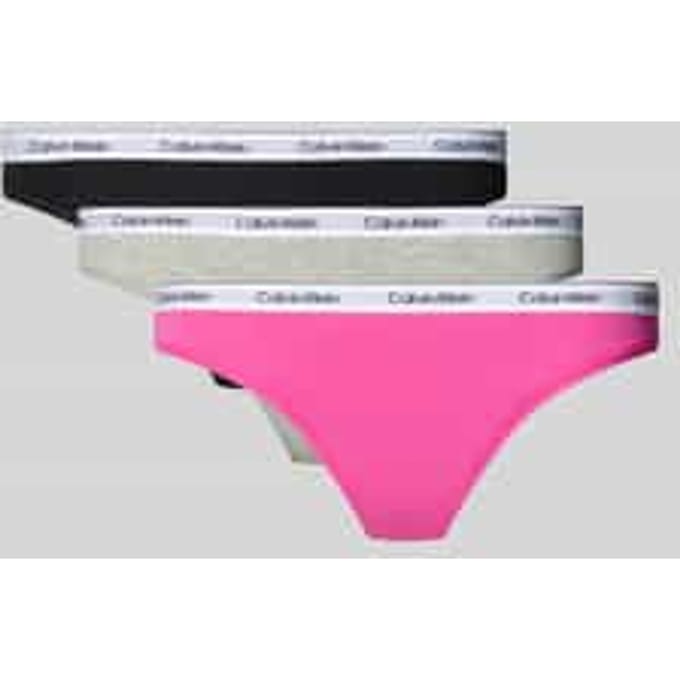 String met elastische tailleband in 3-pack