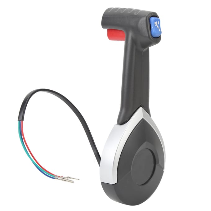Trim Kantel Hendel Flexibel Gevoelig Buitenboordmotor Gashendel Schakelhendel Passend voor 5006180 Afstandsbediening gray