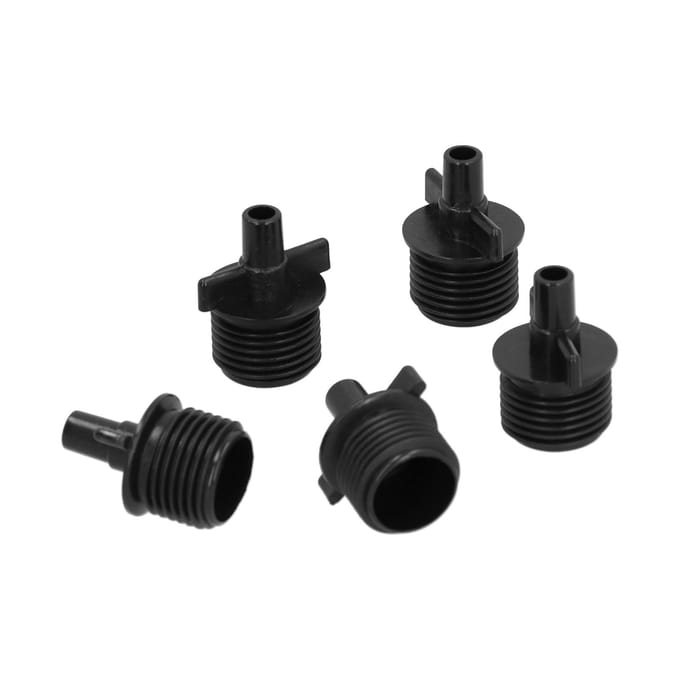 50 STUKS G1/2 7,5 mm Buitendraad Platte Connector voor G-Type Spuitmond Irrigatiesproeier Fittingen black