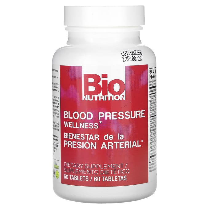 Bio Nutrition, Bien-être pour la tension artérielle, 60 comprimés