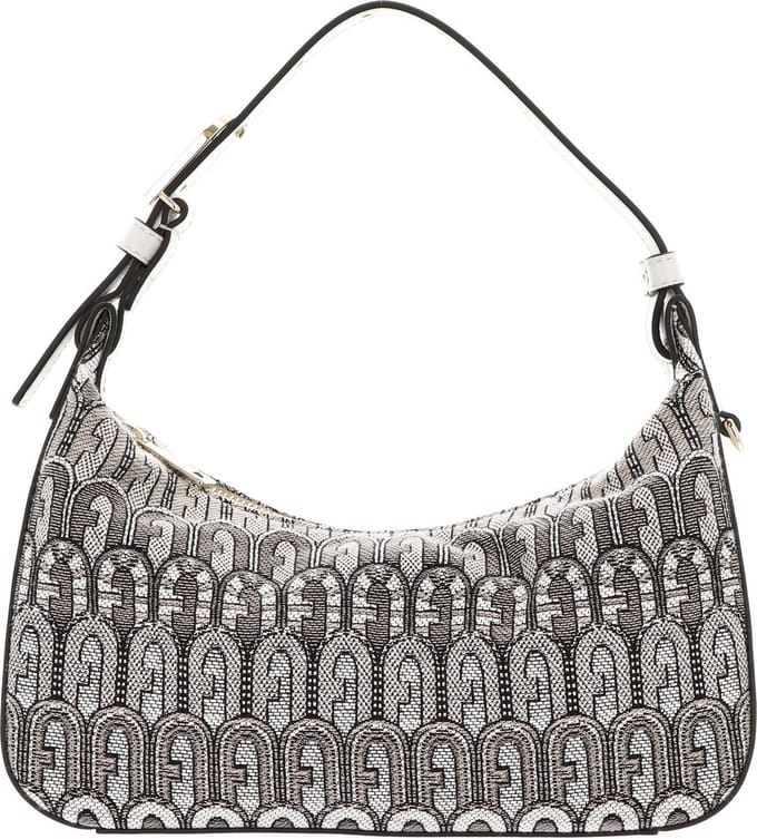 FURLA Schoudertas Flow Shoulder Bag 25 Toni Ballerina Crème Bruine
