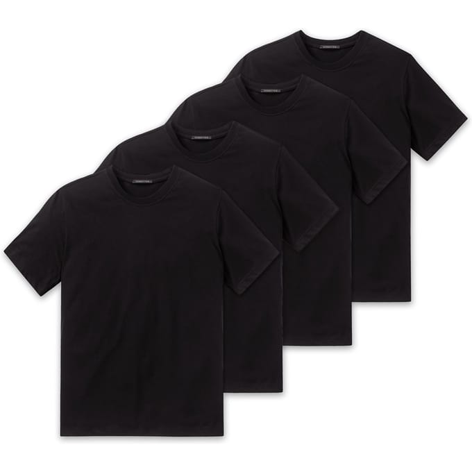 SCHIESSER T-shirt American T-Shirt Verpakking van 4