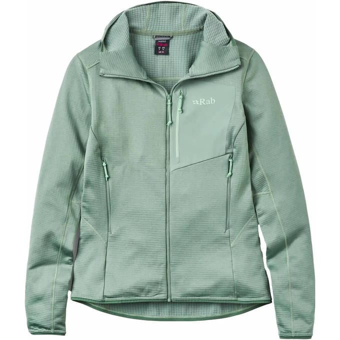 Dames hoodie met rits Rab Ascendor Light