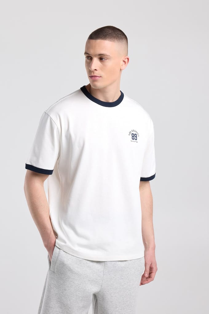 America Today Edis Off White Taglia: S | Magliette basic Outlet | Uomo | Bianco