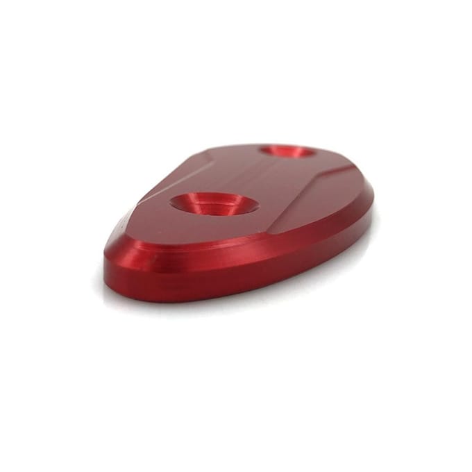 Base de couvercle de trou de rétroviseur de moto adaptée à CBR1000RR 20-23 red