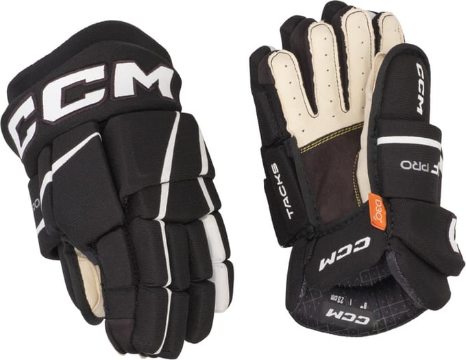 CCM - Tacks XF Pro - IJshockeyhandschoenen - Kinderen - Zwart - Wit - 11