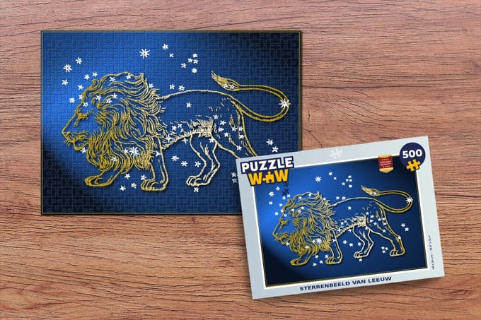 Puzzel Sterrenbeeld - Leeuw - Sterren - Legpuzzel - Puzzel 500 stukjes