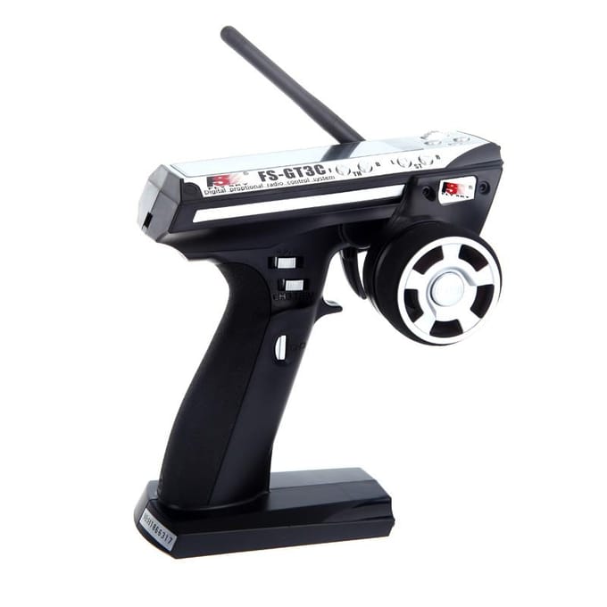 Flysky FS-GT3C 2,4 Ghz 3CH afstandsbediening LCD-zender met FS-GR3E-ontvanger voor RC autoboot