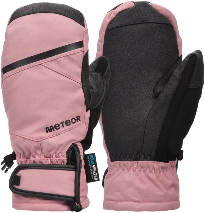 Meteor Handschoenen Hazy Roze-Zwart - Maat S