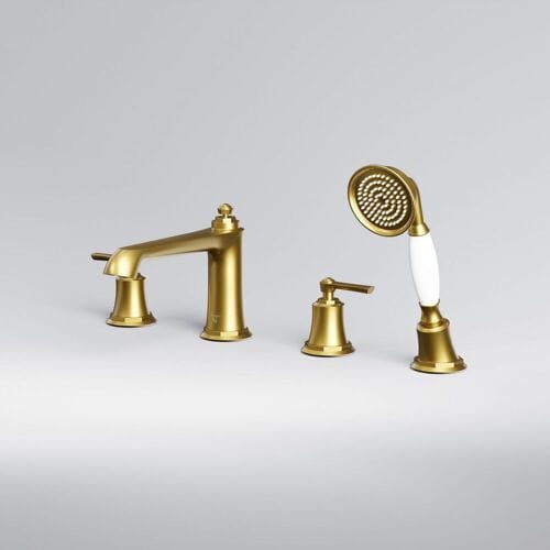 Steinberg series 350 4-hole bath rim faucet 350 2400 BG
