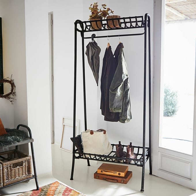 LOBERON Garderobe Downey antiekzwart