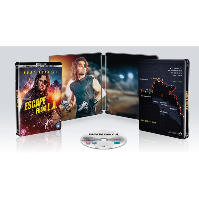Escape from L.A. - Steelbook Limited Edition - 4K UHD + blu-ray - Import