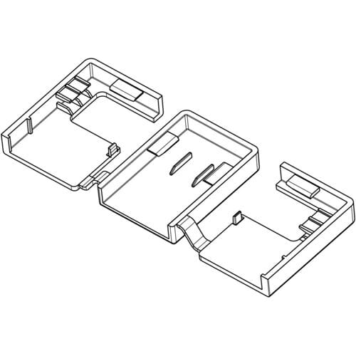 AEG deksel, scharnier, bodem, 7820, 90.3x42.9mm 140196994036
