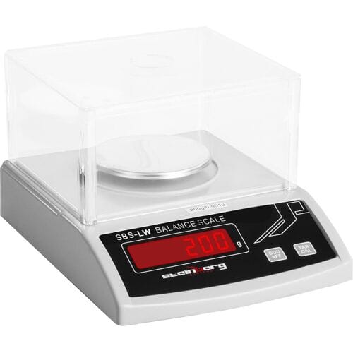 Steinberg Systems Precisieweegschaal - 200 g / 0,001 g - wit 10030338