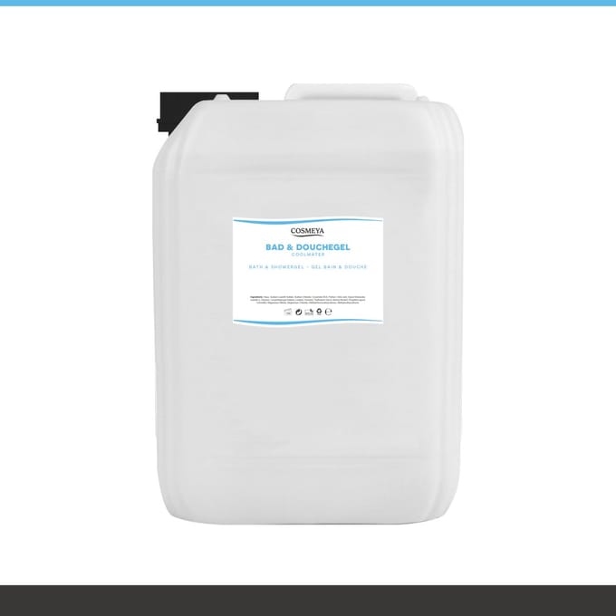 Bad & Douchegel - Coolwater - Transparant - 5 Liter - Cosmeya | Navullen.com Navullen Cosmeya.nl Ltr Jerrycan Navulling