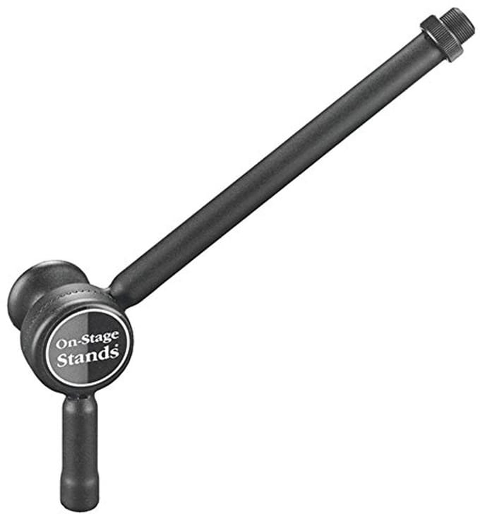 Mini Microfoon Boom Arm Zwart - Compact en Duurzaam