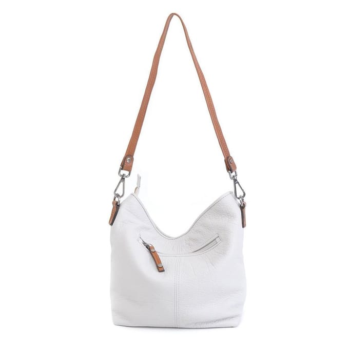 Berba | Chamonix | Schoudertas | Crossbody-tas | Dames | Wit | Leer